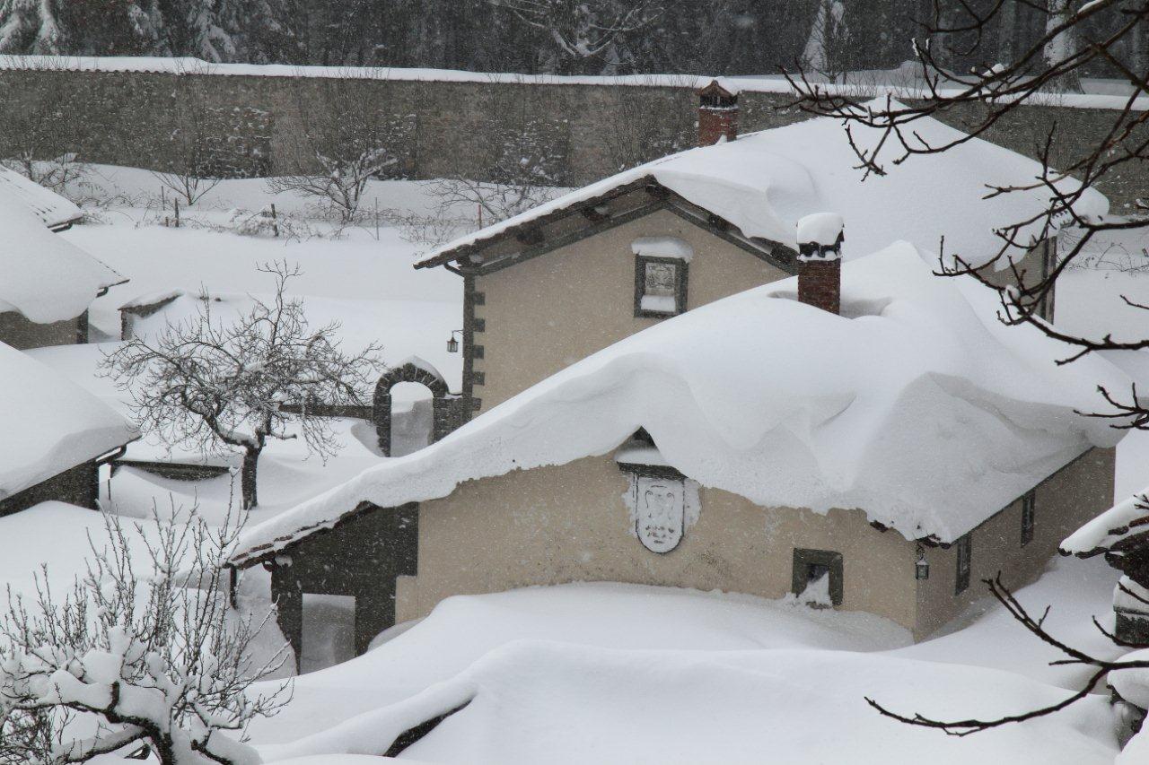 L''Eremo di Camaldoli sotto 2 metri di neve